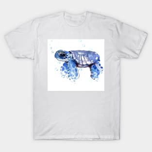 Sea Turtle, cute Turtle Blue turtle T-Shirt